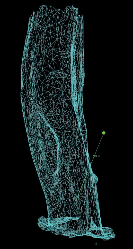 Screenshot of the LOFOR App, LiDAR Scan
