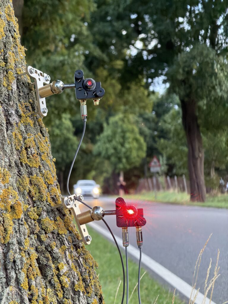 LOFOR laser system being used on a critical tree on a roadside